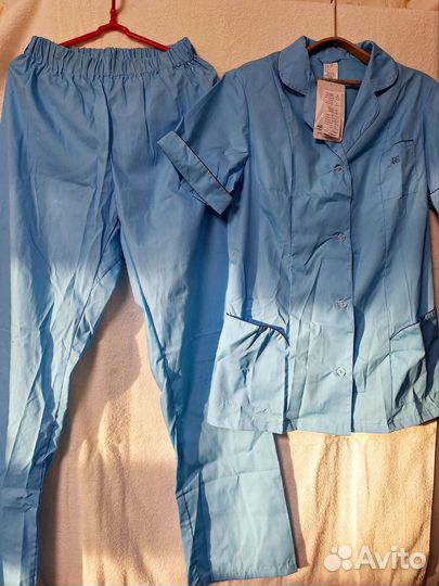 Медицинский костюм 48-50 Авангард светло-голубой