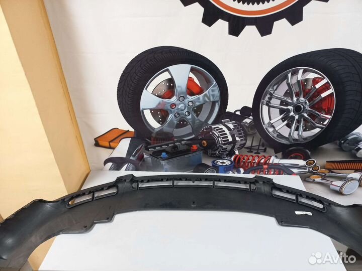 Спойлер переднего бампера VW passat B6