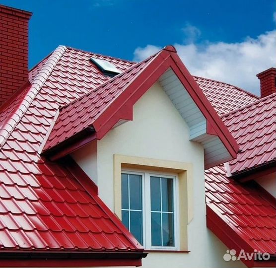 Кровля из металлочерепицы под ключ