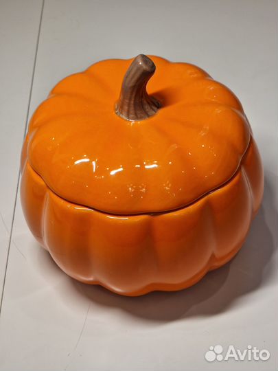 Уютный горшочек для запеканок в форме тыквы – идеа