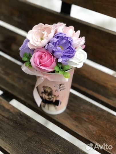 Букет из мыла