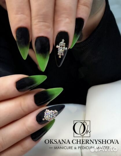 Маникюр титановые ноготочки