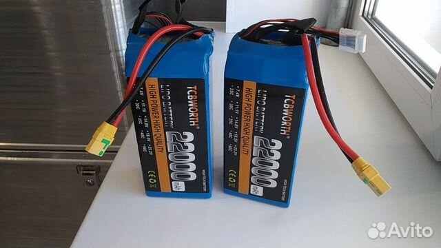 LiPo аккумуляторы 6S 22000 мАч 25C