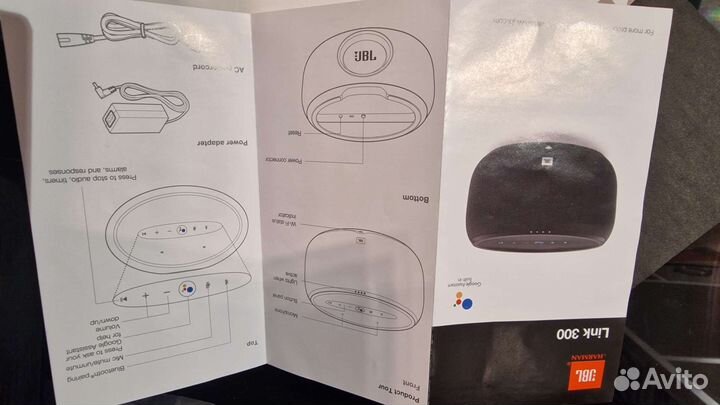 Умная колонка JBL Link 300 Google assist