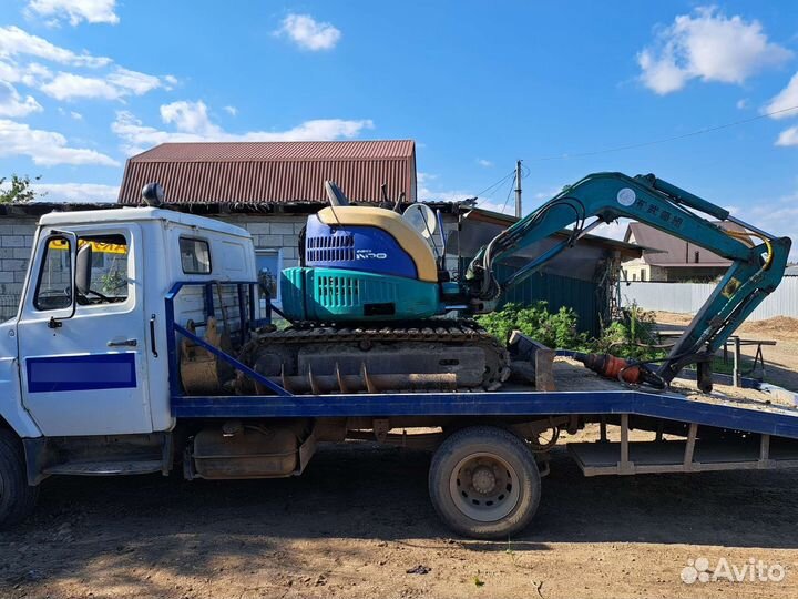 Услуги мини эксковатора и погрущика