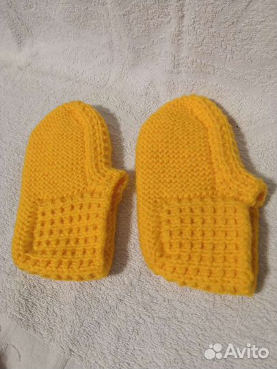 Следки вязаные, размер 35 - 36