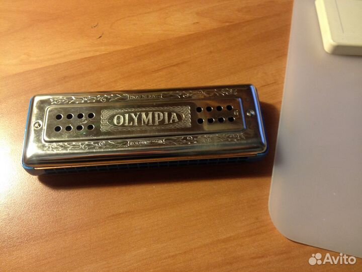 Губная гармошка olympia (гдр) двухсторонняя
