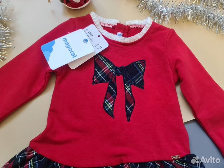 Платье новогоднее 80 Новое Mayoral