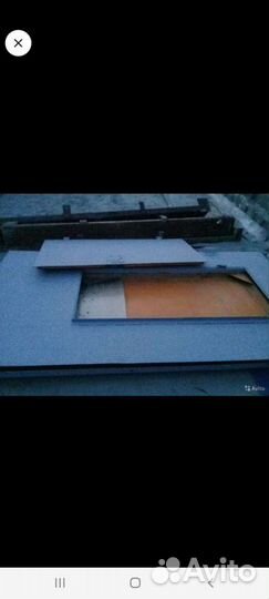 Ворота гаражные металлические бу