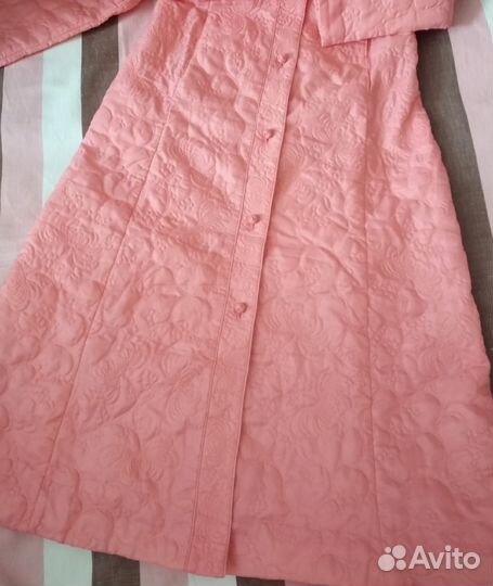 Винтажный утеплённый халат