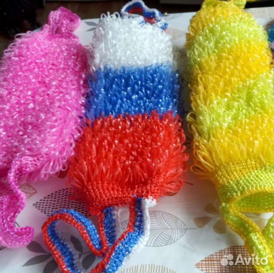 Мочалка ручной работы