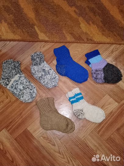 Носки вязаные ручной работы детские