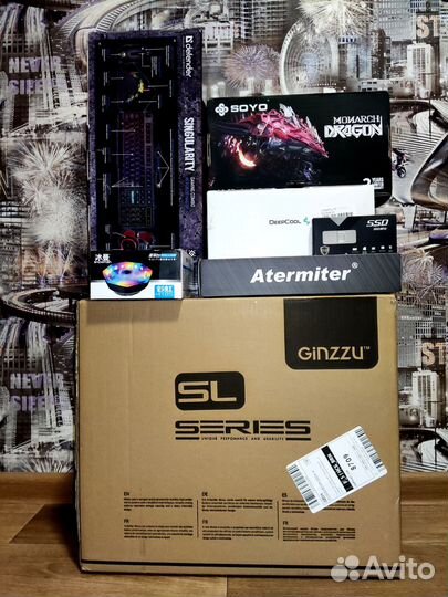 Игровой комплект гарантия + Монитор + пк RX5700