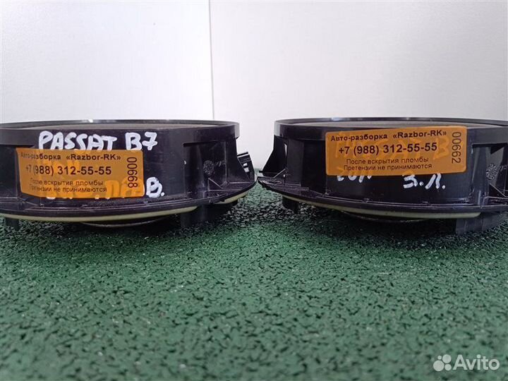 Динамик двери задний Vw Passat B7 2011