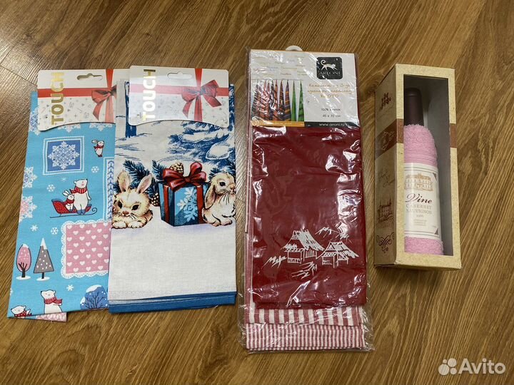 Полотенца, кухонные, набор, в подарок