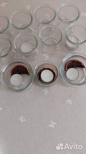 Свечи в стаканчике