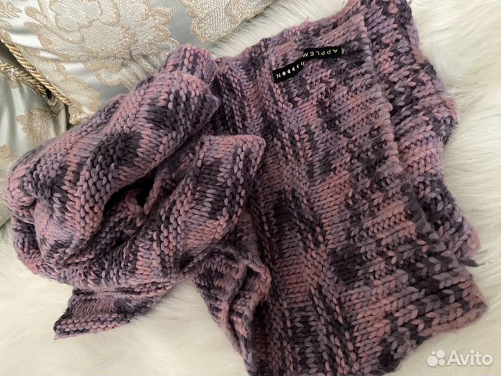 Комплект шапка и шарф женский