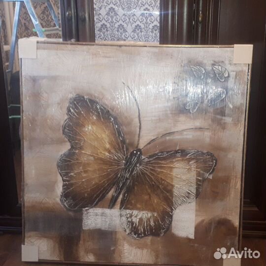 Картина холст Бабочка 1000/1000м