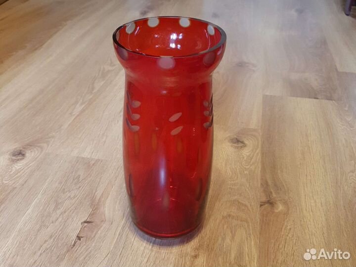 Ваза цветное стекло