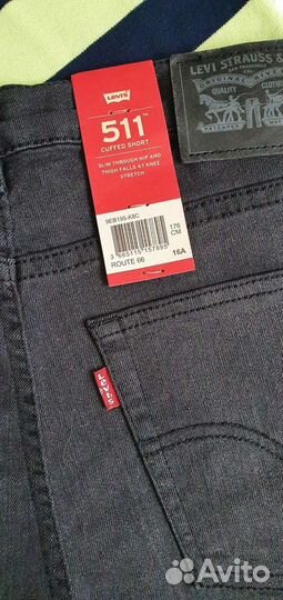 Шорты Levi's 511 оригинал 176 см