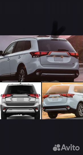 Накладка задней двери Митсубиси Аутлендер 3