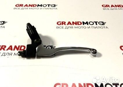 Рычаг сцепления в сборе с креплением питбайк хром