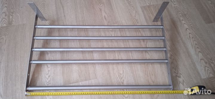 Полка- штанга для одежды телескопическая 65-120см