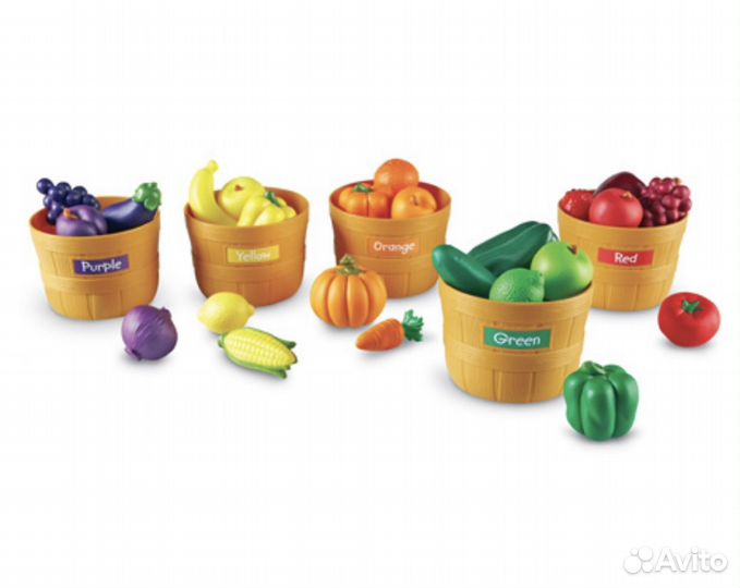 Learning resources Овощи и фрукты сортировка