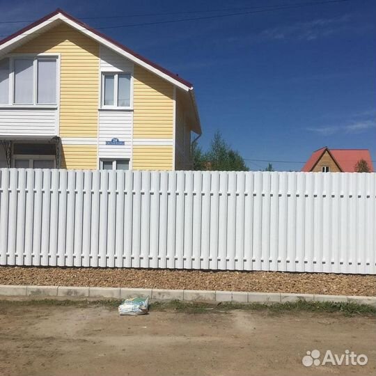 Евроштакетник металлический (Штакетник для забора)