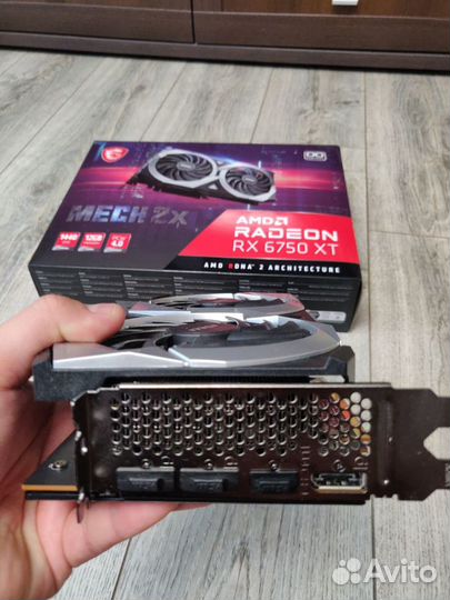 Видеокарта MSI Rx 6750 xt mech 2x OC 12gb