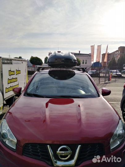 Автобокс Турино LUX черный на Nissan Qashqai