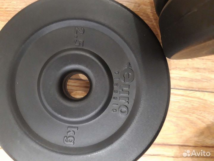 Новые Гантели разборные по 15,5кг каждая