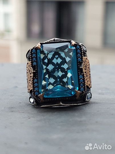 Мужской перстень серебро