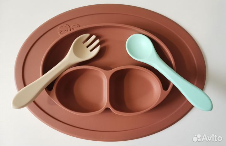Силиконовая тарелка детская Ezpz The Mini Mat