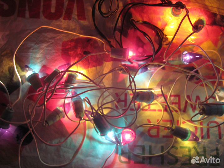 Гирлянда на елку СССР