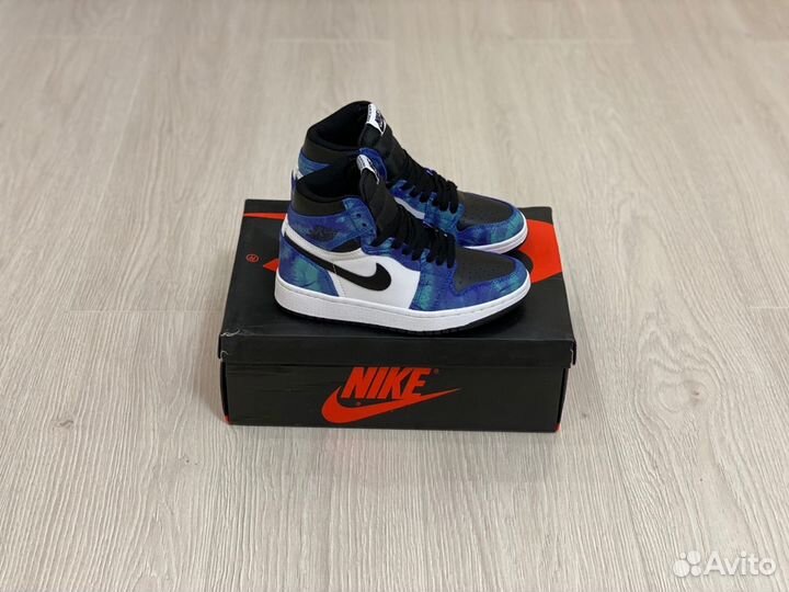 Кроссовки Air Jordan 1 Tie-Dye (36-45)