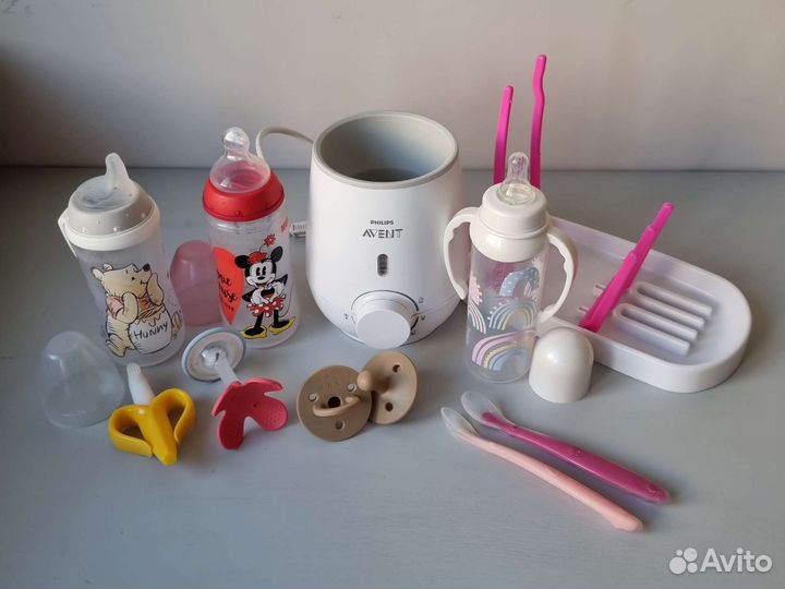 Подогреватель для бутылочек avent, бутылочки