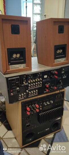Аудиосистема Sony + Elac + Sub + провода и пр