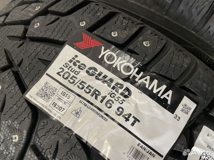 Yokohama Ice Guard Stud IG55 205/55 R16