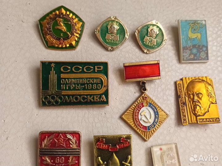 Значок 18 шт