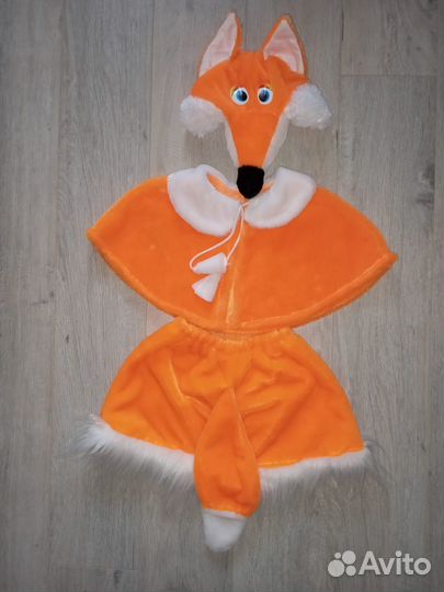 Костюм лисы, рост 90-116