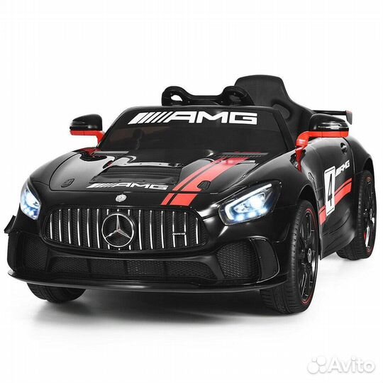Детский электромобиль Hollicy Mercedes GT4 AMG Carbon Black 12V - SX1918S-black-paint