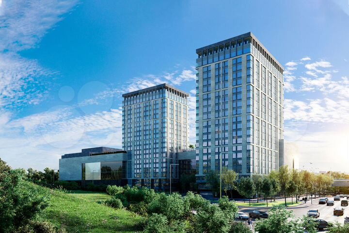 Апартаменты-студия, 34,7 м², 19/21 эт.