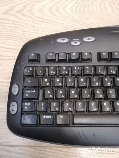 Клавиатура и мышь беспроводные Logitech EX-100