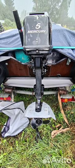 Лодочный мотор Mercury 9.9 (15) 2Т+ лодка