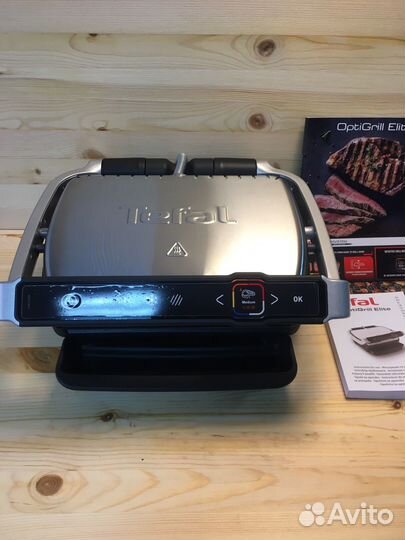 Гриль Tefal Optigrill Elite GC750D30 новый