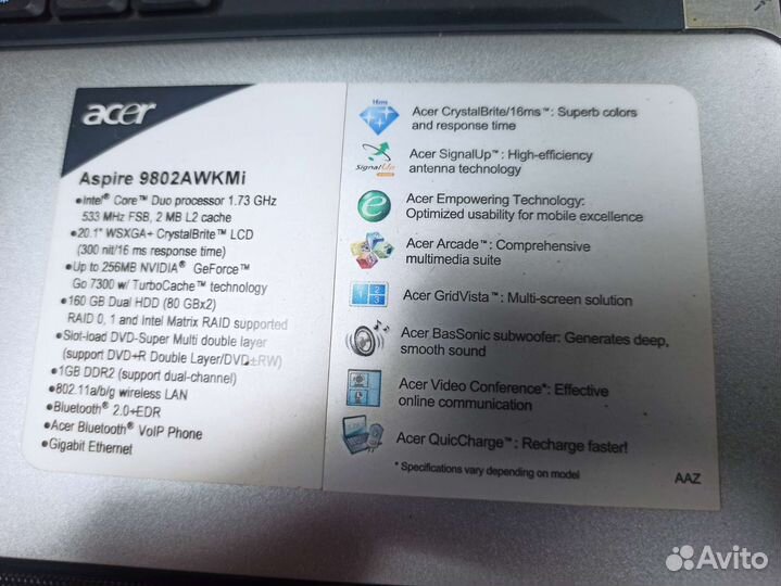 Acer A9800