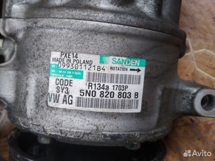 Компрессор кондиционера Skoda octavia a5