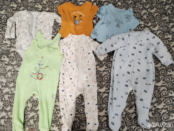 Детские вещи пакетом на мальчика 68 74 размер