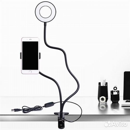 Selfie Ring Led Light with Cell Phone Holder Stand